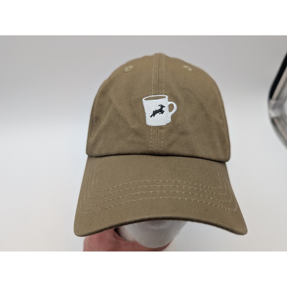 Kaldi's Coffee Roasting Co Hat Brown Adjustable Dad Cap Follow The Goat Logo